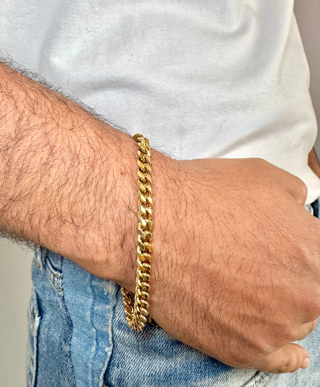 Pulsera Cubana 6MM - 20CM